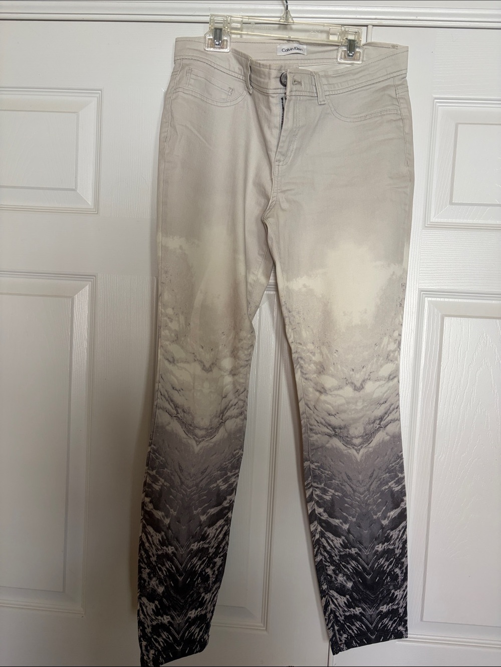 Calvin Klein Women's Ombre Gray Skinny Jeans